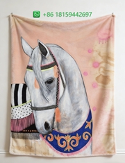 Hermes Throw Blankets